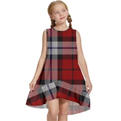 Brodie Dress Tartan Kids  Frill Swing Dress by tartantotartansred