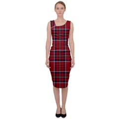 Brodie Clan Tartan 2 Sleeveless Pencil Dress by tartantotartansred