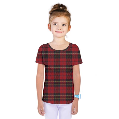 Brodie Clan Tartan Kids  One Piece Tee by tartantotartansred