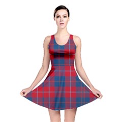 Galloway Red Modern Tartan Reversible Skater Dress by tartantotartansred