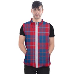 Galloway Red Modern Tartan Men s Puffer Vest