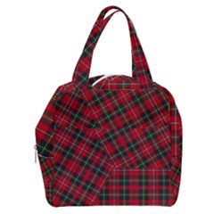 Boyd Modern Tartan Boxy Hand Bag by tartantotartansred2