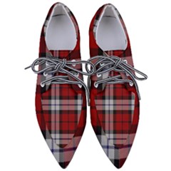 Brodie Dress Tartan Pointed Oxford Shoes by tartantotartansred2