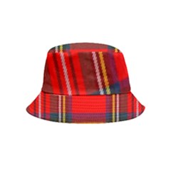 Stewart Royal Modern Heavy Weight Tartan Inside Out Bucket Hat (kids) by tartantotartansreddesign