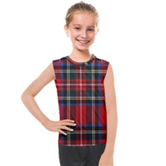 Stewart Royal Modern Tartan Kids  Mesh Tank Top by tartantotartansreddesign