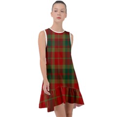 78th  Fraser Highlanders Tartan Frill Swing Dress by tartantotartansreddesign