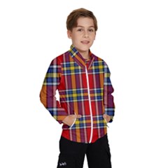 Tartan Pattern 40 Kids  Windbreaker by tartantotartansreddesign