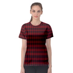 Tartan Red Women s Sport Mesh Tee