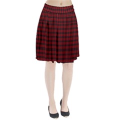 Tartan Red Pleated Skirt