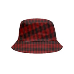 Tartan Red Inside Out Bucket Hat (Kids)