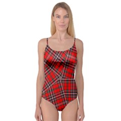 Macfarlane Modern Heavy Tartan Camisole Leotard  by tartantotartansallreddesigns