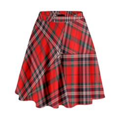 Macfarlane Modern Heavy Tartan High Waist Skirt by tartantotartansallreddesigns