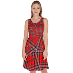 Macfarlane Modern Heavy Tartan Knee Length Skater Dress With Pockets by tartantotartansallreddesigns