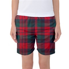 Macduff Modern Tartan Women s Basketball Shorts by tartantotartansallreddesigns