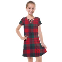 Macduff Modern Tartan Kids  Cross Web Dress by tartantotartansallreddesigns