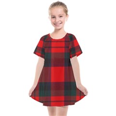 Macduff Modern Tartan 2 Kids  Smock Dress by tartantotartansallreddesigns