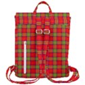 Tartan And Plaid 3 Flap Top Backpack View3