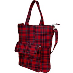 Royal Stewart Tartan Shoulder Tote Bag by tartantotartansreddesign2