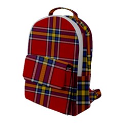 Tartan Pattern 40 Flap Pocket Backpack (large) by tartantotartansreddesign2