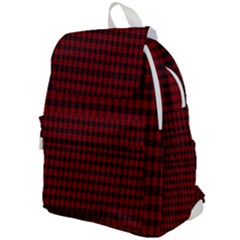 Tartan Red Top Flap Backpack