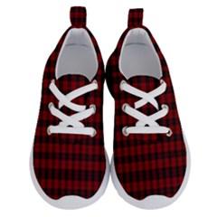 Tartan Red Running Shoes by tartantotartansreddesign2