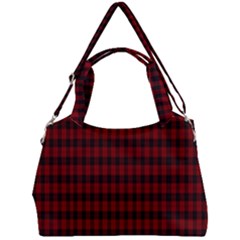 Tartan Red Double Compartment Shoulder Bag by tartantotartansreddesign2