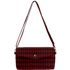 Tartan Red Removable Strap Clutch Bag by tartantotartansreddesign2