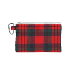 Macduff Modern Tartan 2 Canvas Cosmetic Bag (small) by tartantotartansreddesign2