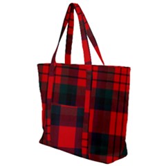 Macduff Modern Tartan 2 Zip Up Canvas Bag