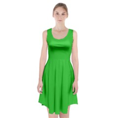 Racerback Midi Dress In Lime Green by HWDesign