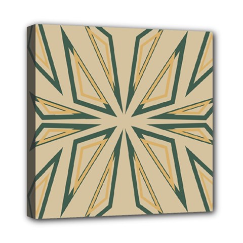Abstract Pattern Geometric Backgrounds   Mini Canvas 8  X 8  (stretched)