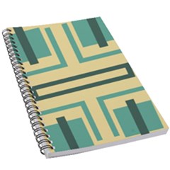 Abstract Pattern Geometric Backgrounds   5 5  X 8 5  Notebook by Eskimos