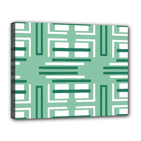 Abstract pattern geometric backgrounds   Canvas 14  x 11  (Stretched)