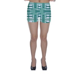 Abstract pattern geometric backgrounds   Skinny Shorts