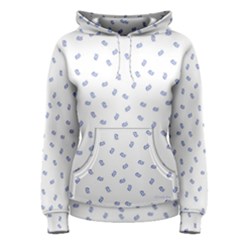 Officially Sexy Os Collection Blue & White Women s Pullover Hoodie