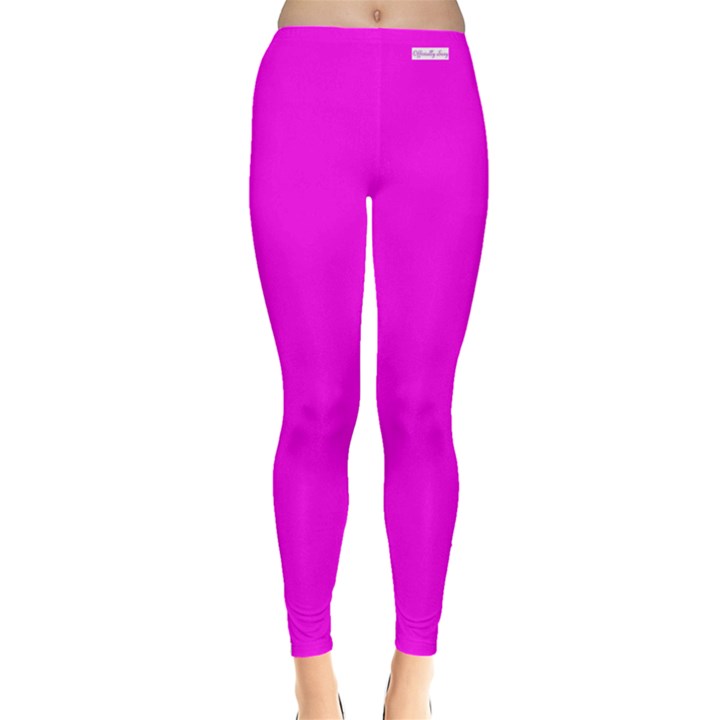 Officially Sexy White Blue & Pink Collection Pink Leggings