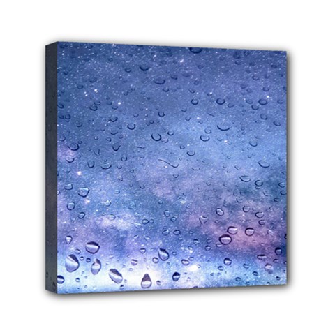 Gouttes D eau Galaxy Mini Canvas 6  X 6  (stretched)