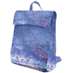 Gouttes D eau Galaxy Flap Top Backpack by kcreatif