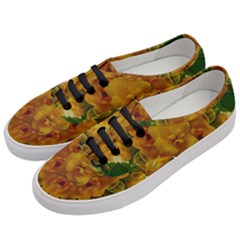 Tropical Spring Rose Flowers In A Good Mood Decorative Women s Classic Low Top Sneakers by pepitasart