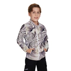 Fractal Feathers Kids  Windbreaker by MRNStudios