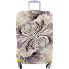 Fractal Feathers Luggage Cover (large) by MRNStudios