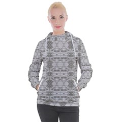 Nature Collage Seamless Pattern Women s Hooded Pullover by dflcprintsclothing