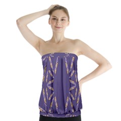 Abstract Pattern Geometric Backgrounds   Strapless Top by Eskimos