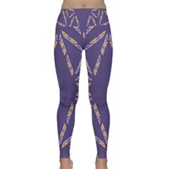 Abstract Pattern Geometric Backgrounds   Lightweight Velour Classic Yoga Leggings by Eskimos