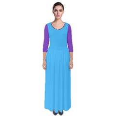 40c0ff Quarter Sleeve Maxi Dress