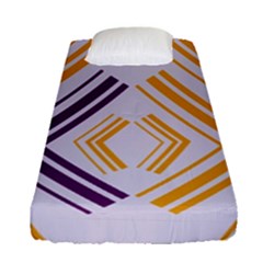Abstract Geometric Design    Fitted Sheet (single Size)