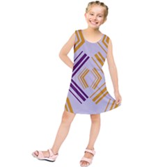 Abstract Geometric Design    Kids  Tunic Dress by Eskimos