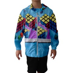 Floating-cubes-on-blue Backgrounderaser 20220422 203144521 Backgrounderaser 20220422 203216276 Kids  Hooded Windbreaker