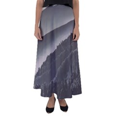 Olympus Mount National Park, Greece Flared Maxi Skirt by dflcprints