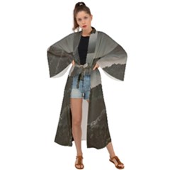 Olympus Mount National Park, Greece Maxi Kimono by dflcprints